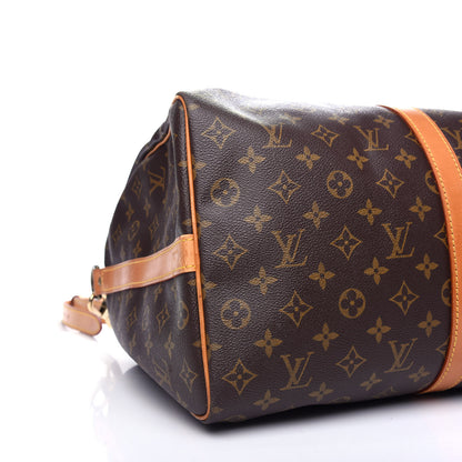 Louis Vuitton Monogram Keepall Bandouliere 50 9 of 12