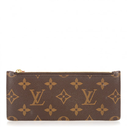 Louis Vuitton Monogram Felicie Chain Wallet Zippered Insert 1 of 7