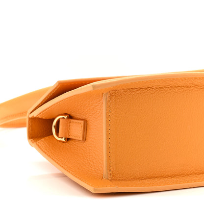 Jacquemus Grained Calfskin Le Chiquito Moyen Dark Orange 8 of 9