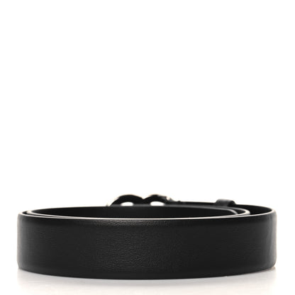 Chanel Calfskin Pearl Crystal CC Belt 80 32 Black 2 of 6