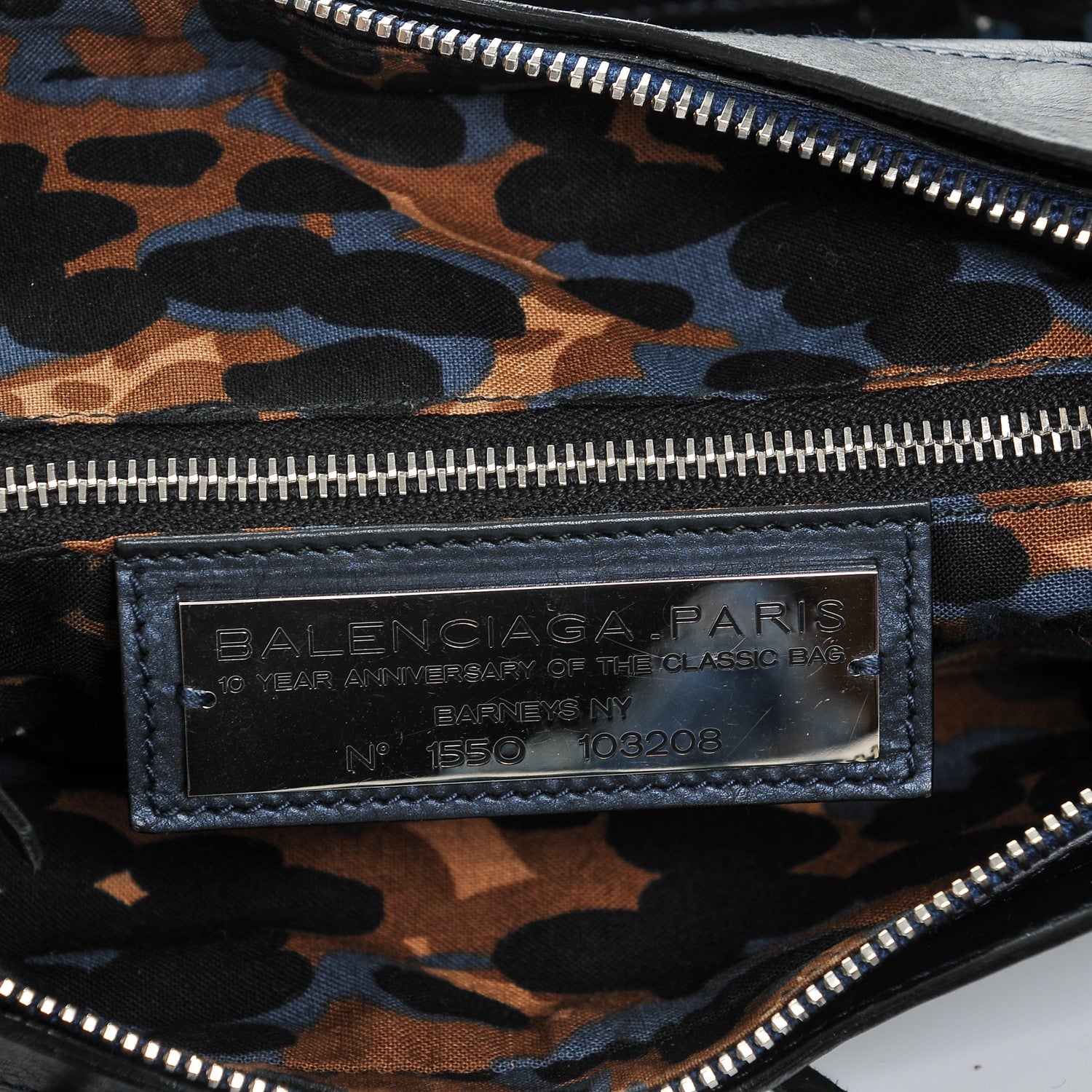 Balenciaga Iridescent Calfskin Classic Hardware First Bleu Mineral 6 of 7