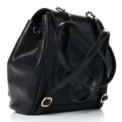 Chanel Caviar Quilted Business Affinity Backpack Black 3 of 10