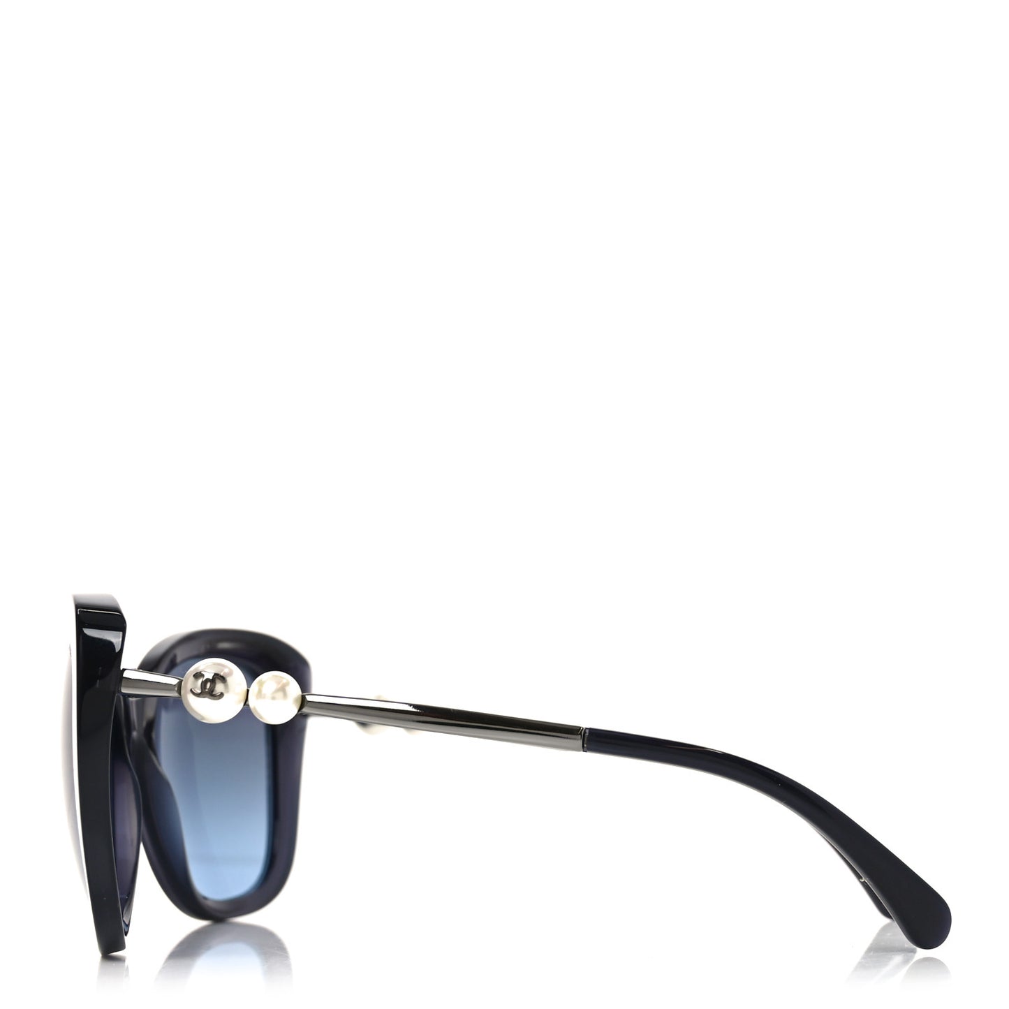 Acetate Butterfly Winter Pearl Sunglasses 5339-H Navy