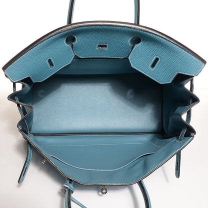 Hermes Togo Birkin 40 Blue Jean 10 of 30