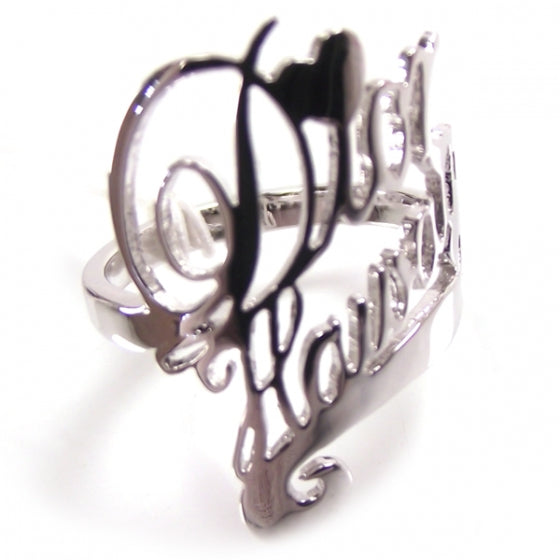 Silver Dior Hawaii Ring