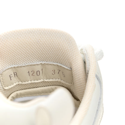 Givenchy X CHITO Calfskin GIV 1 Runners Sneakers 37.5 White Black 9 of 10