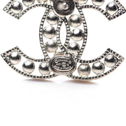 Chanel Pearl CC Earrings Gold 4 of 4