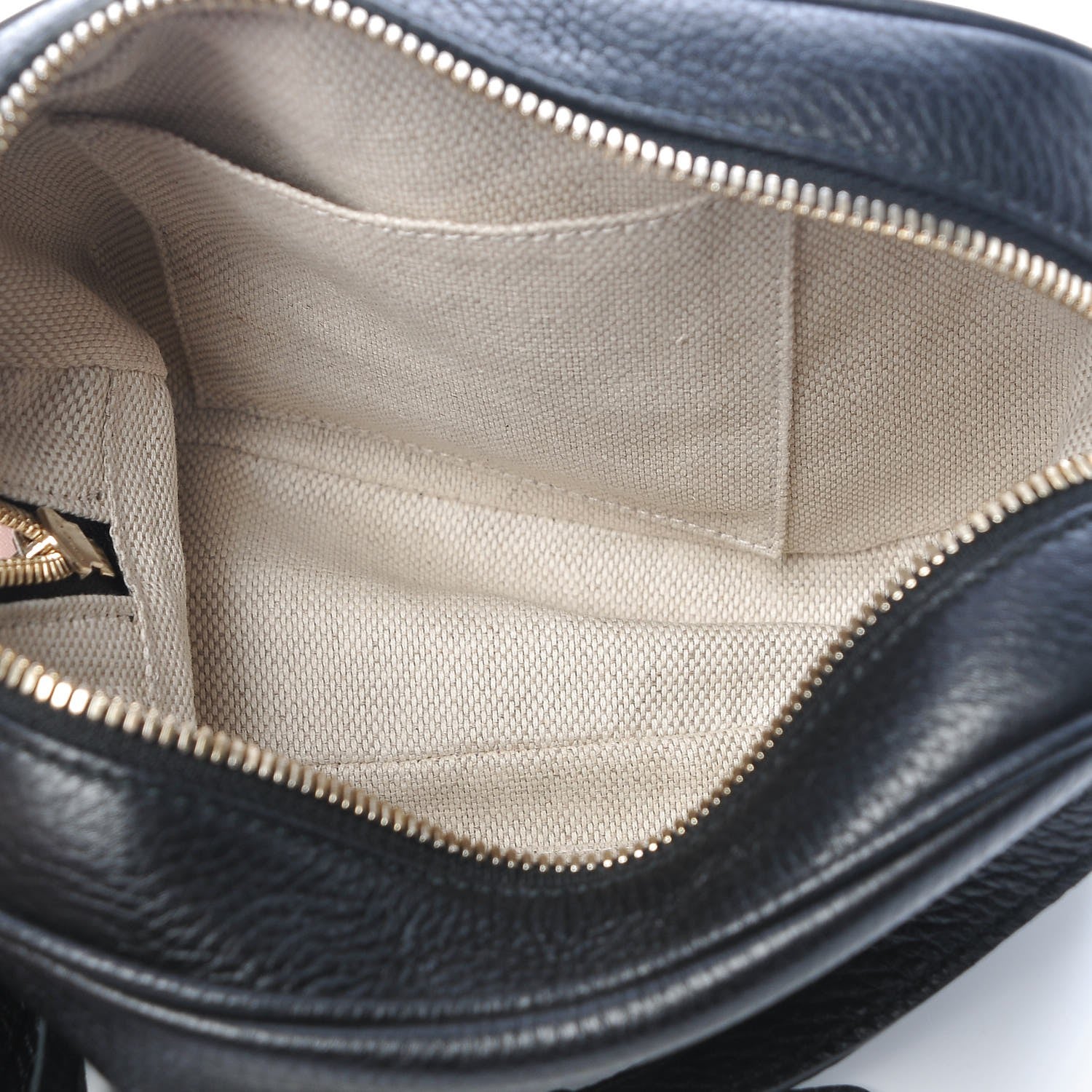 Gucci Pebbled Calfskin Small Soho Disco Bag Black 5 of 9