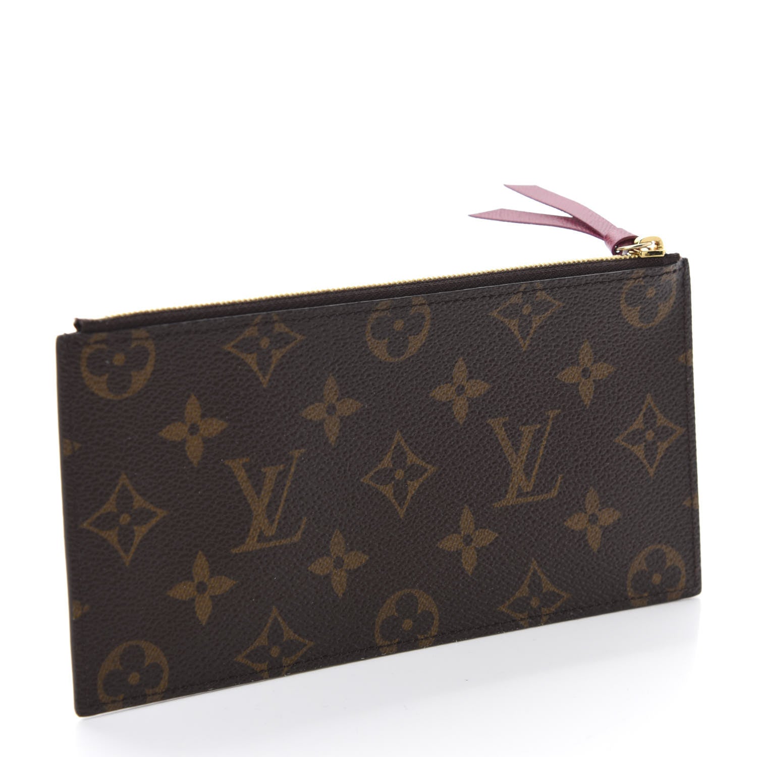 Louis Vuitton Monogram Felicie Chain Wallet Zippered Insert Fuchsia 3 of 6