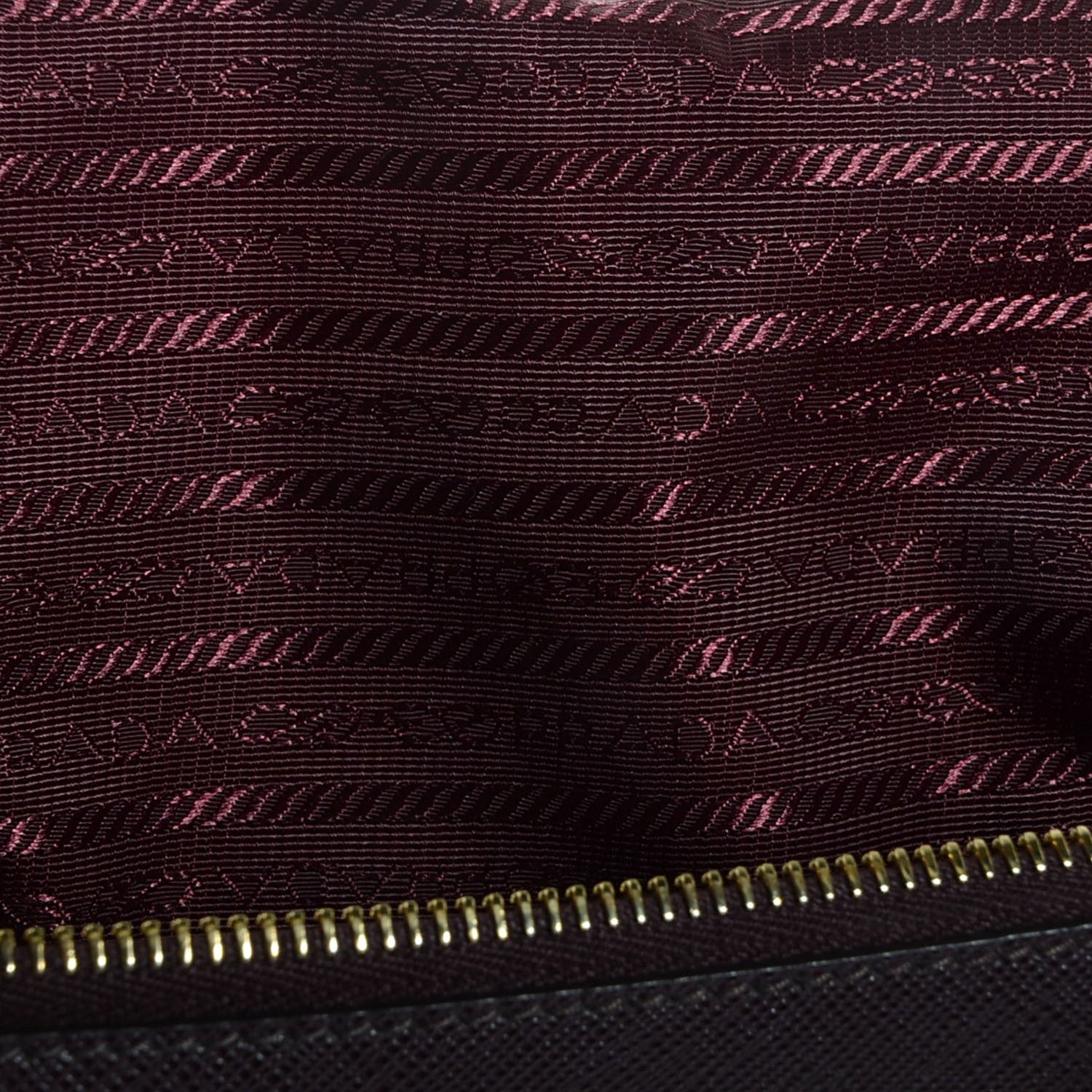 Prada Saffiano Lux Large Double Zip Tote Bordeaux 18 of 19