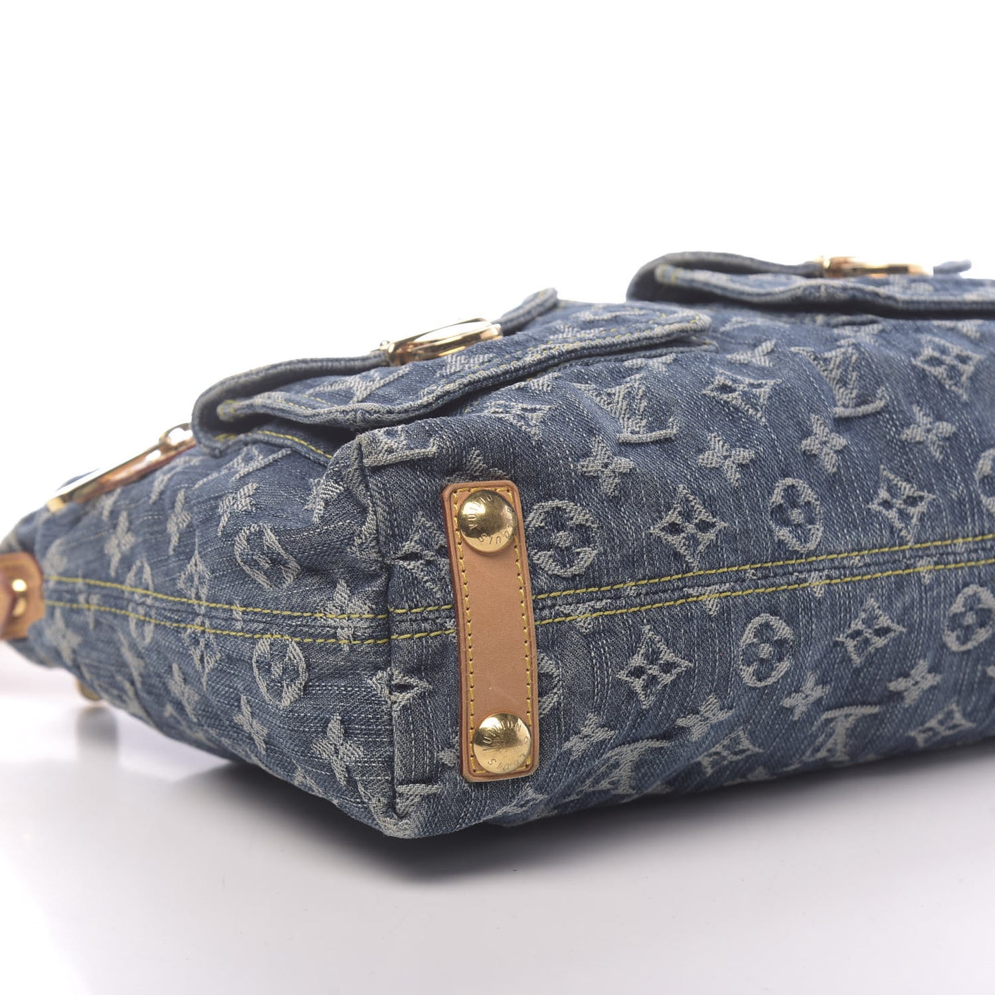 Monogram Denim Baggy PM Blue