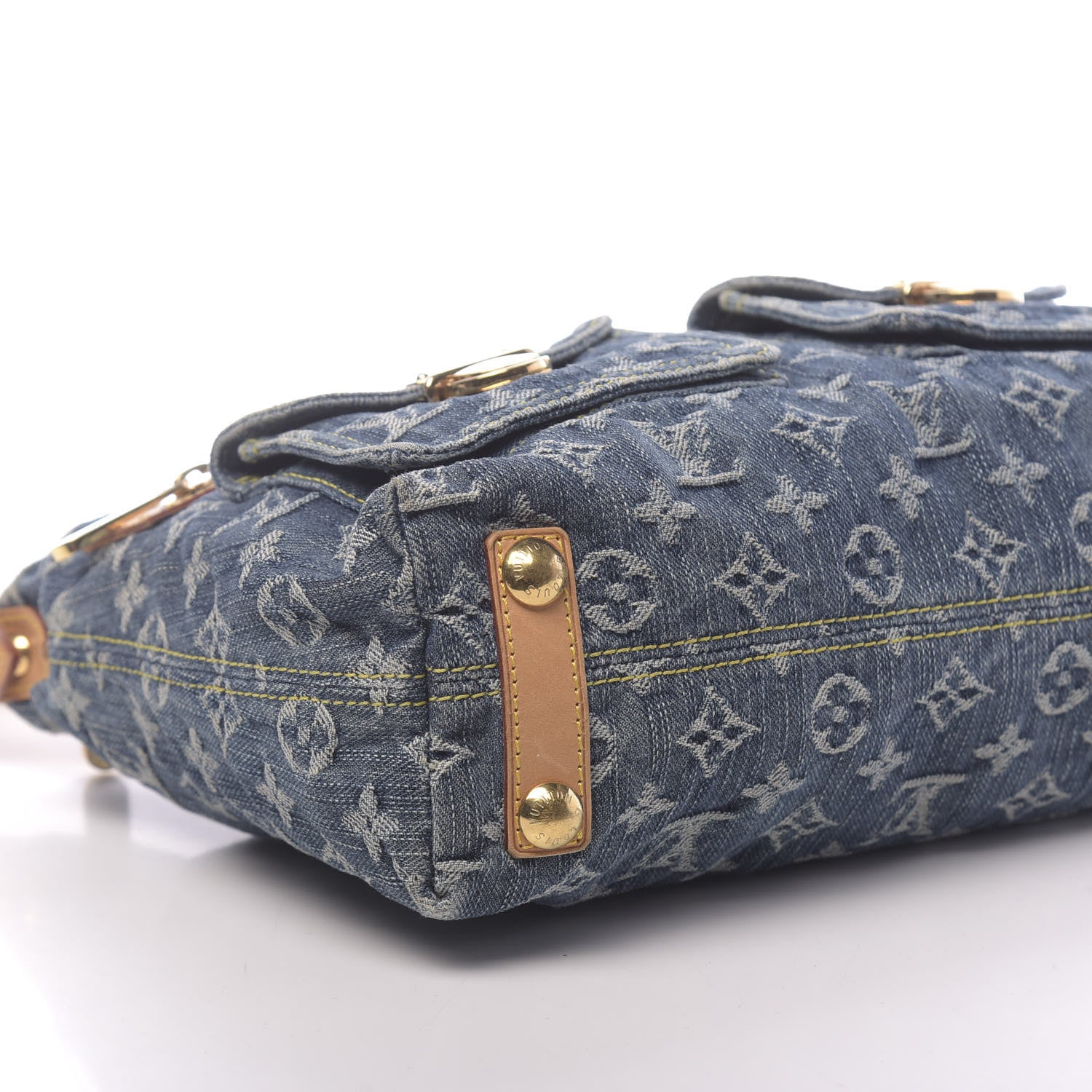 Louis Vuitton Monogram Denim Baggy PM Blue 7 of 9