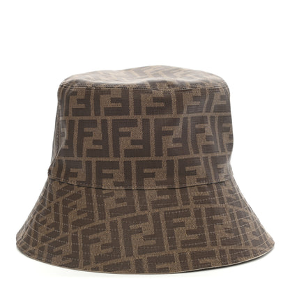 Fendi Technical Fabric FF Reversible Bucket Hat M Tobacco Beige 1 of 6