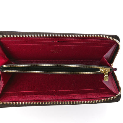 Louis Vuitton Monogram Clemence Wallet Fuchsia 5 of 12