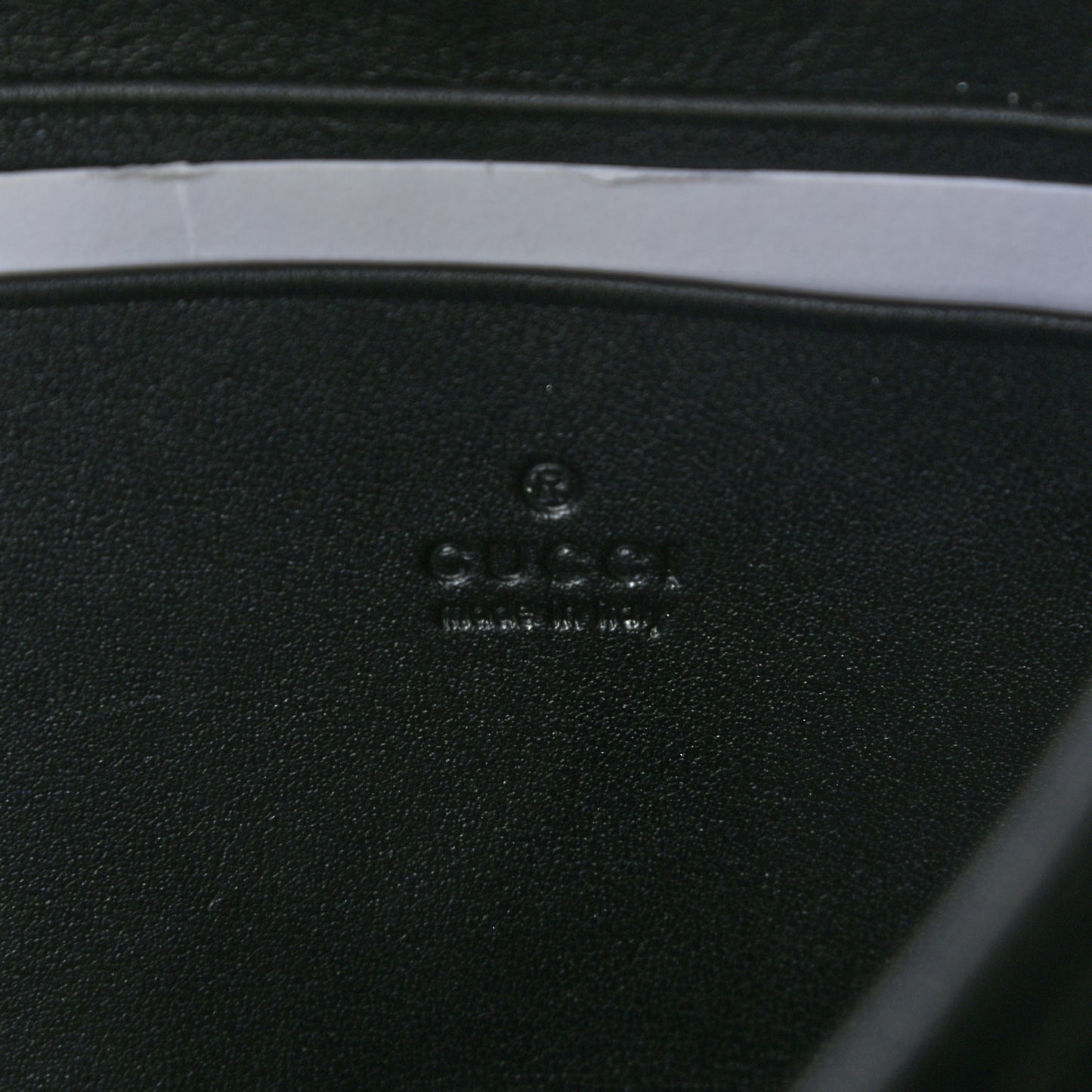 Velvet Matelasse GG Marmont Chain Wallet Black