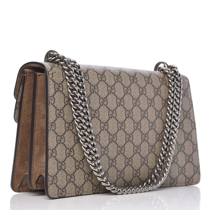Gucci GG Supreme Monogram Small Dionysus Shoulder Bag Taupe 3 of 11
