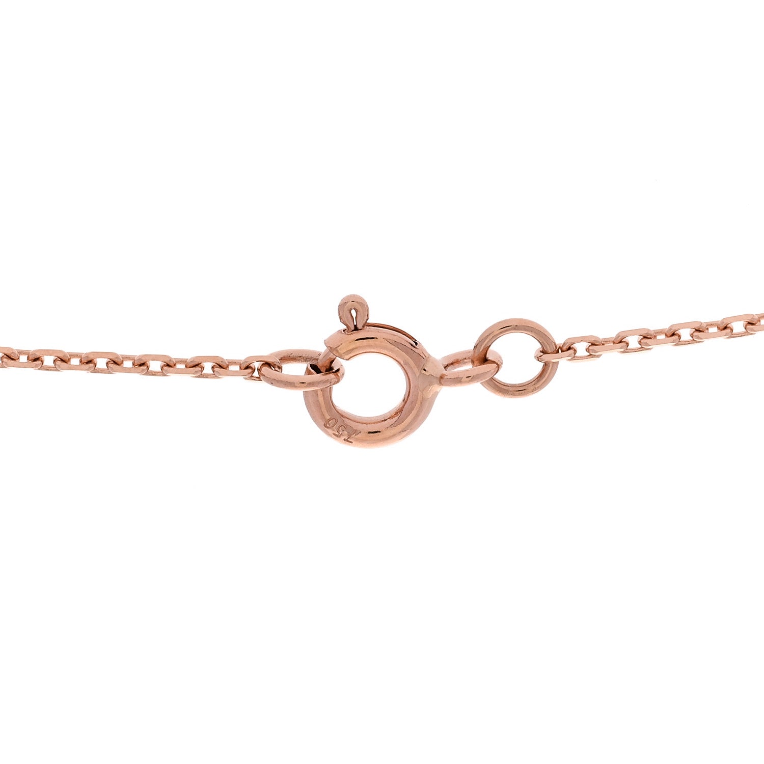 Louis Vuitton 18K Pink Gold Diamond Mother of Pearl Color Blossom BB Sun Pendant Necklace 4 of 6