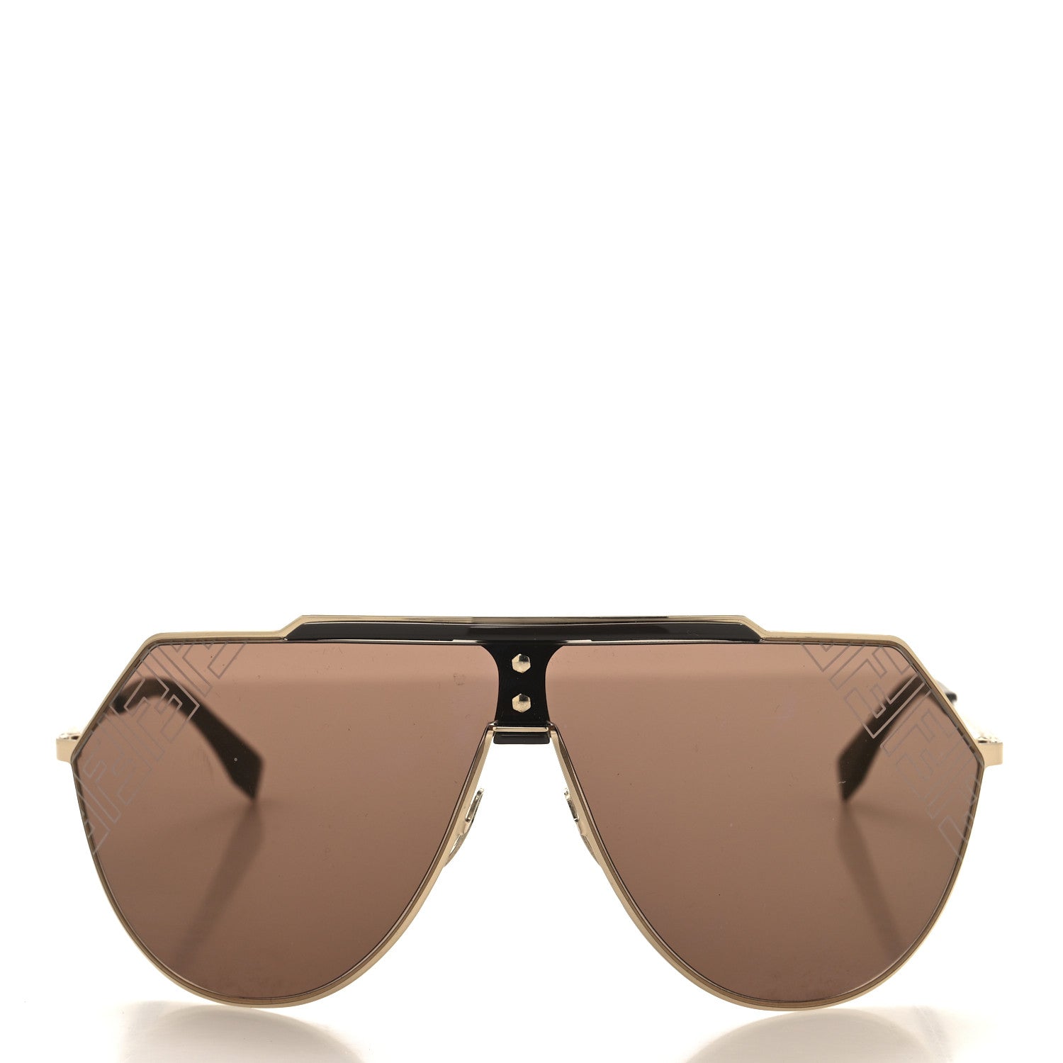 Fendi FF Shield Sunglasses FF M0075/S Brown 2 of 7