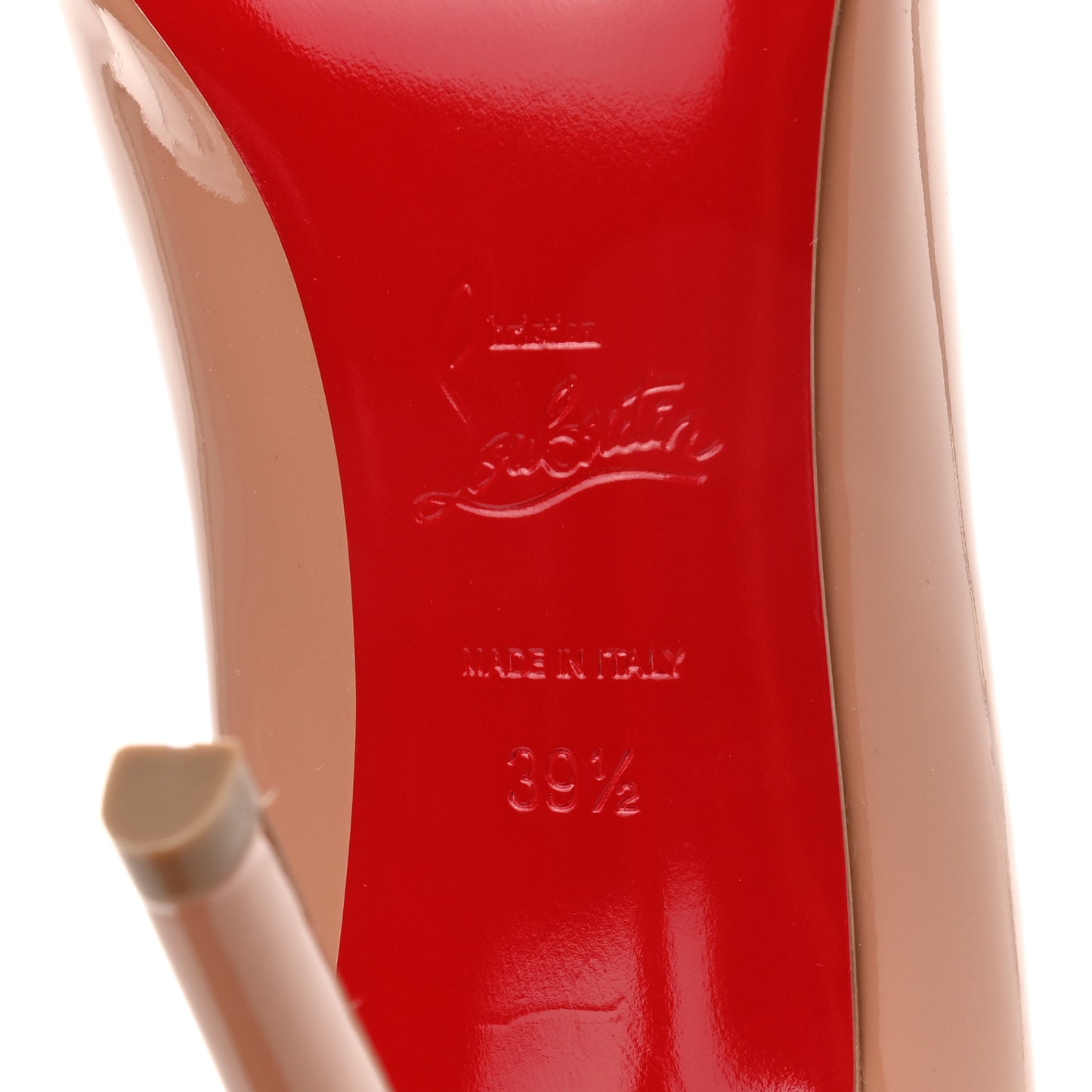Patent Pigalle Follies 100 Pumps 39.5 Nude