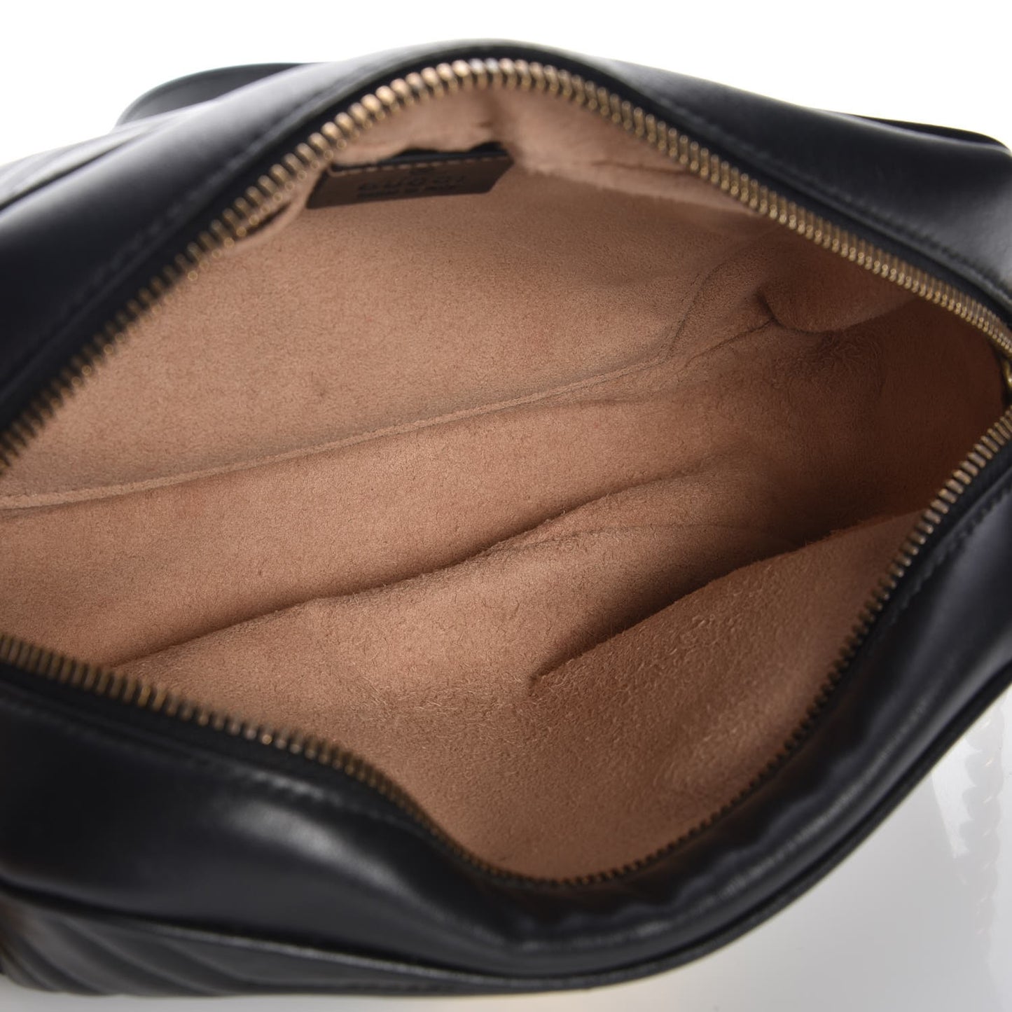 Calfskin Matelasse Small GG Marmont Chain Shoulder Bag Black