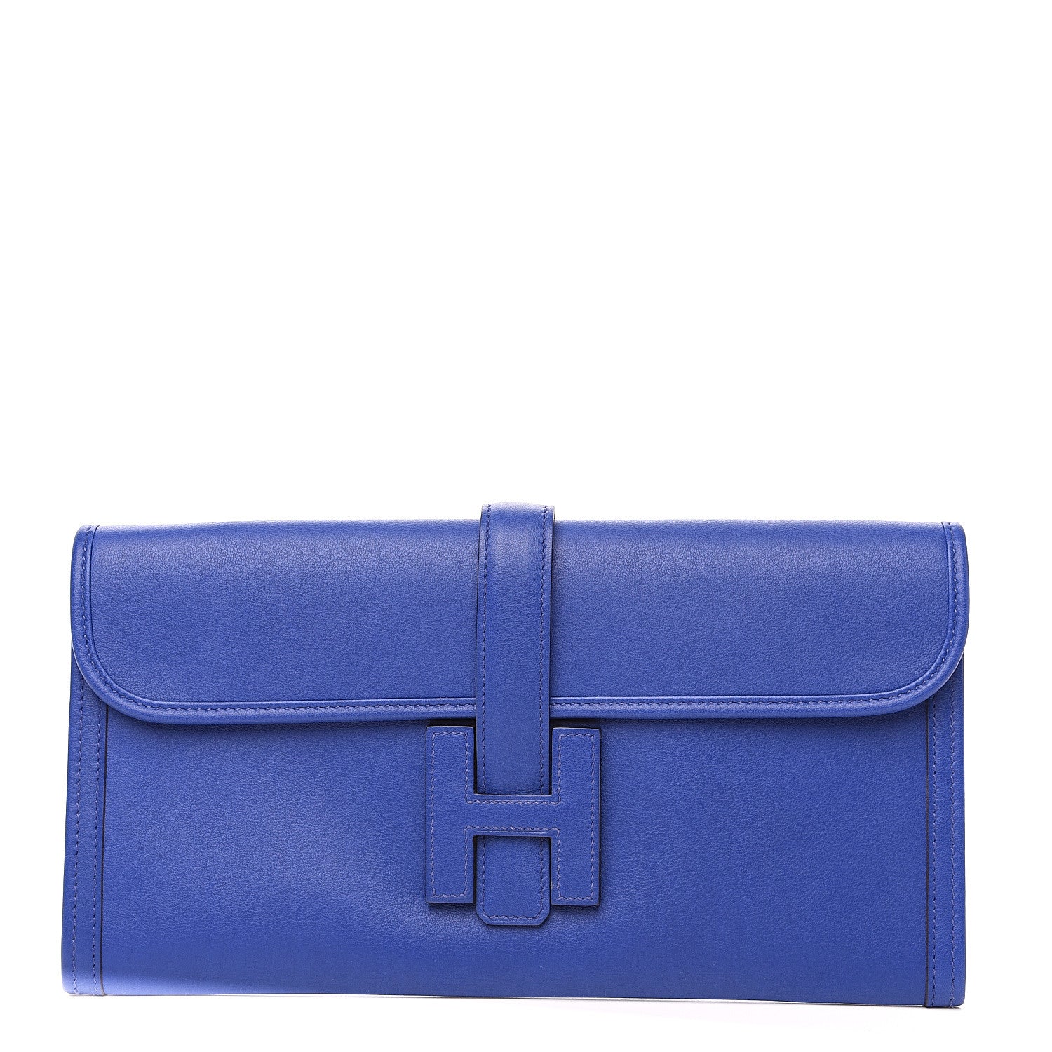 Hermes Swift Jige Elan 29 Clutch Bleu Electrique 1 of 7