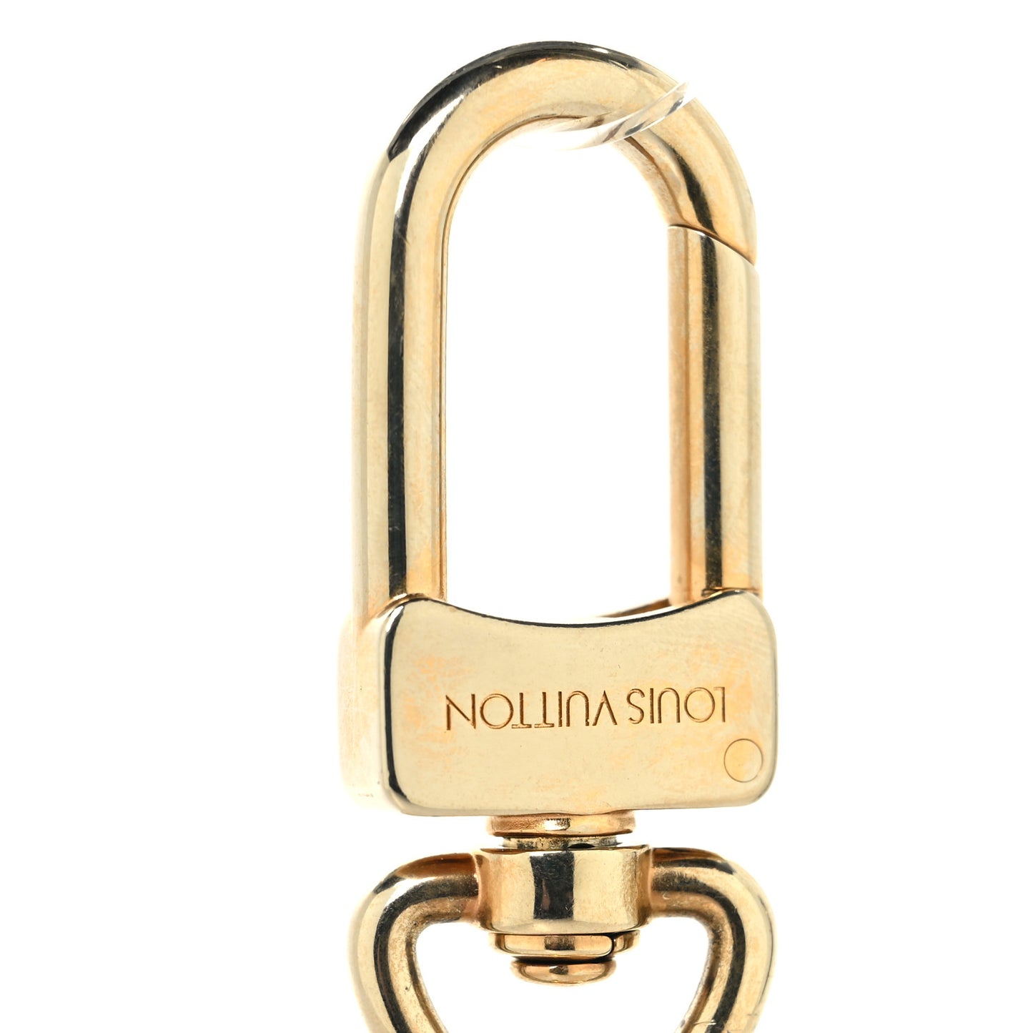 LV Facettes Bag Charm Key Holder Gold