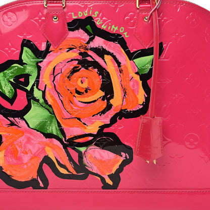 Louis Vuitton Vernis Roses Alma MM Rose Pop 11 of 11