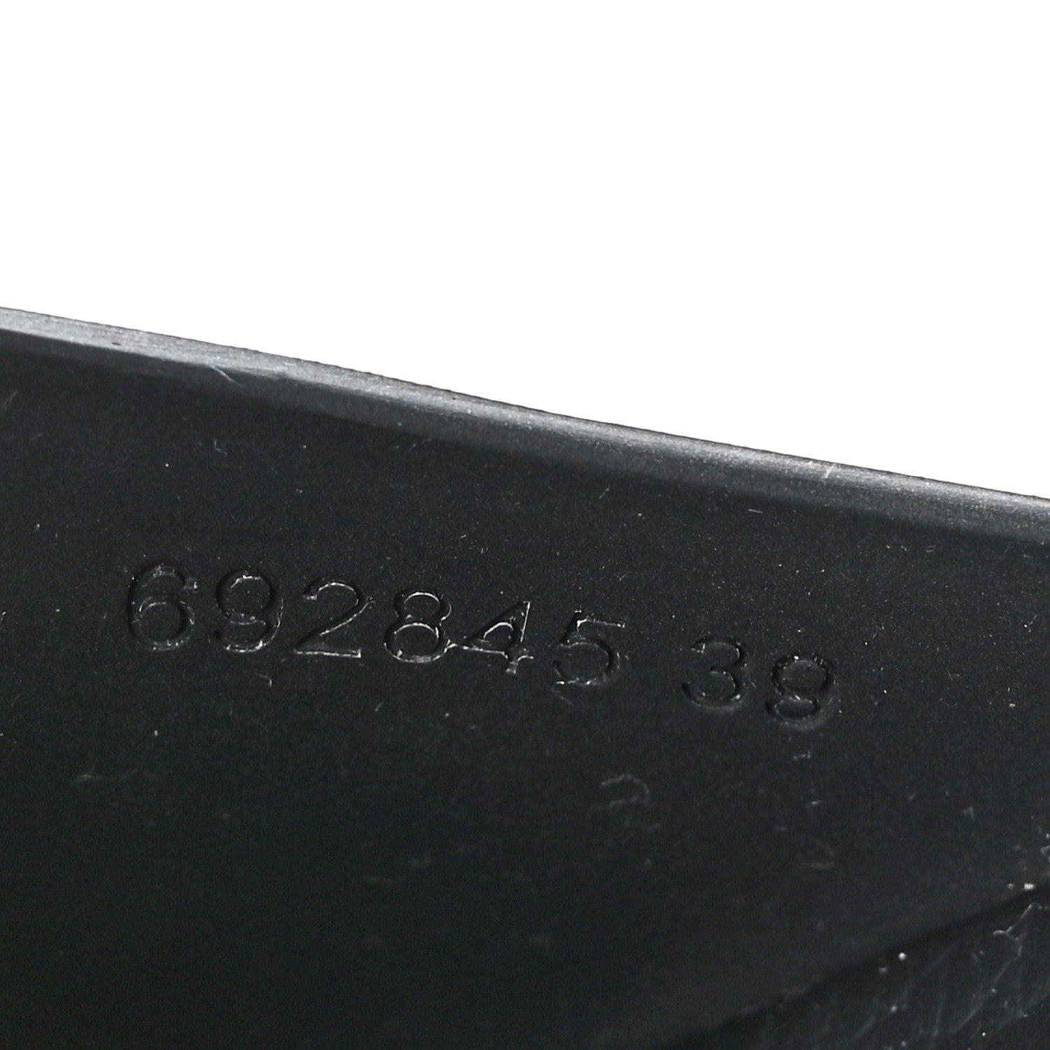 Gucci Soft Rubber Womens Interlocking G Platform 42mm Slide Sandals 39 Black 6 of 7