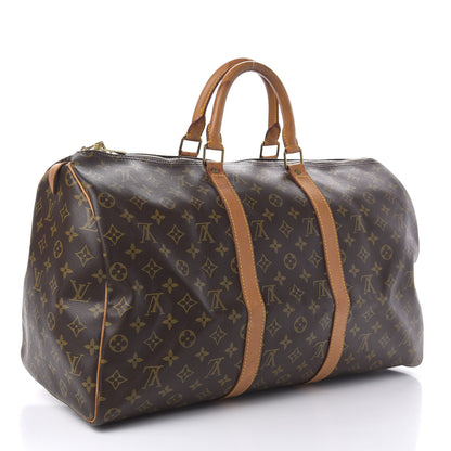 Louis Vuitton Monogram Keepall 50 2 of 12