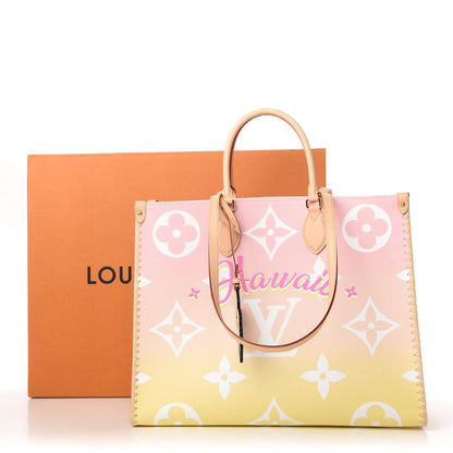 Louis Vuitton Monogram Giant By The Pool Hawaii Onthego GM Light Pink 10 of 10