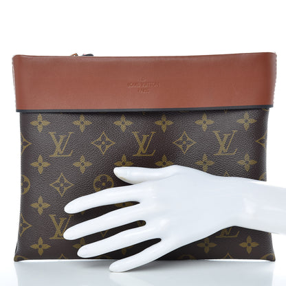 Louis Vuitton Monogram Tuileries Pochette Caramel 2 of 10