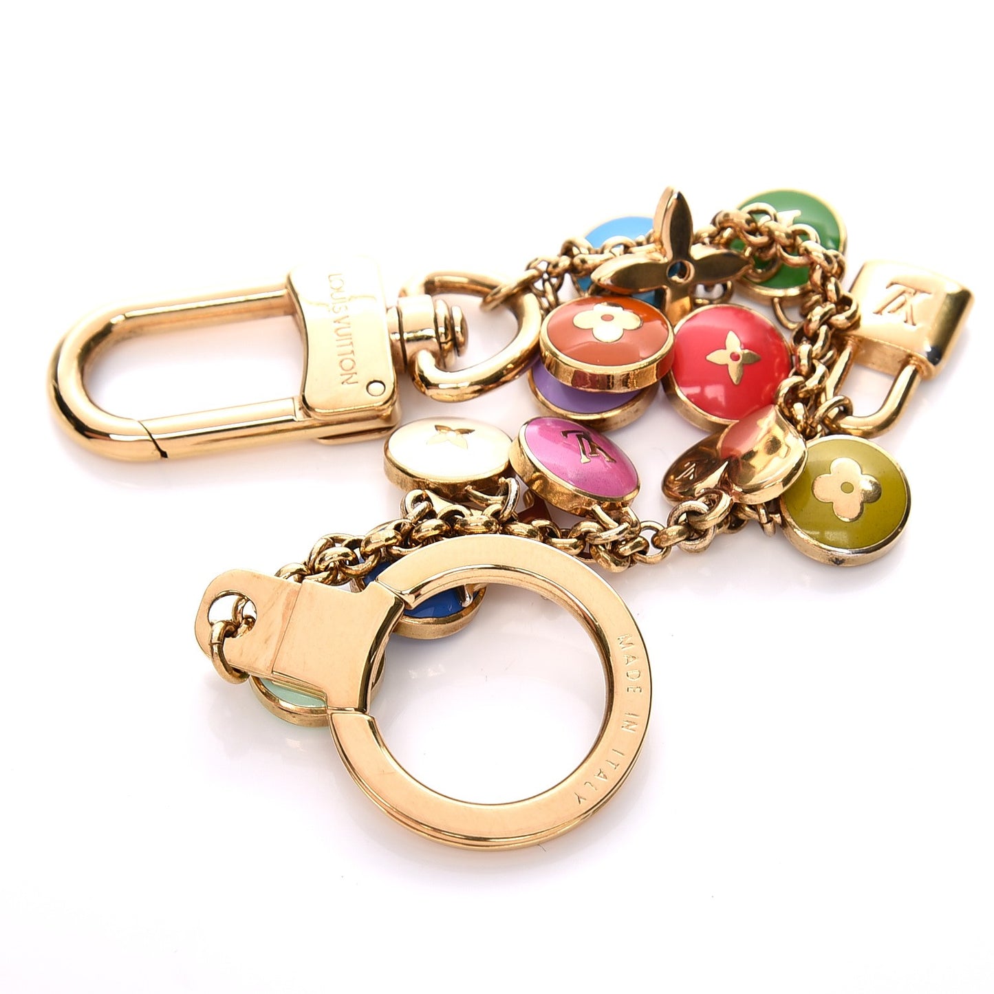 Pastilles Key Chain Bag Charm Multicolor