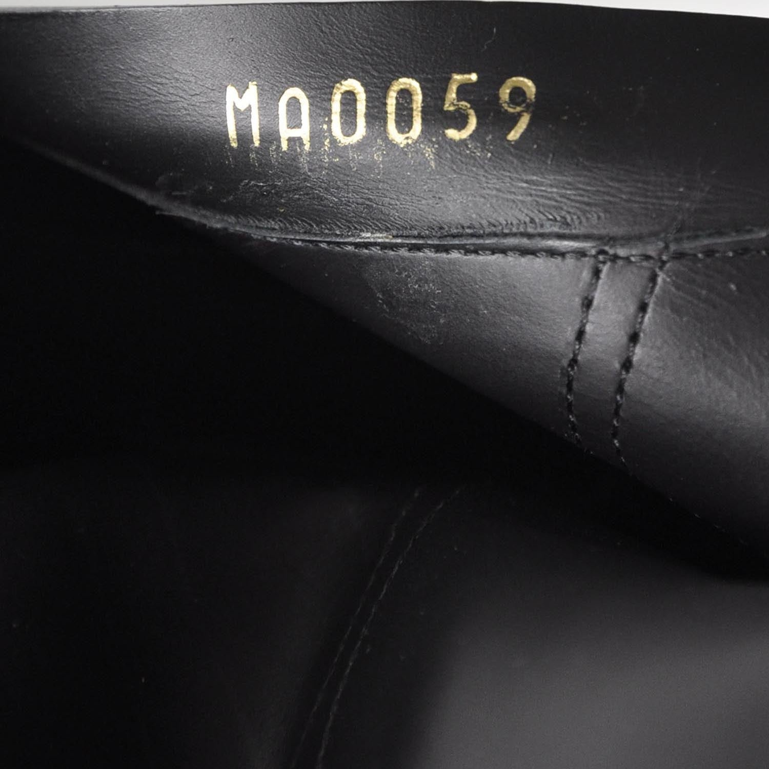 Louis Vuitton Leather Black High Heel Ankle Boots 38 7 of 8