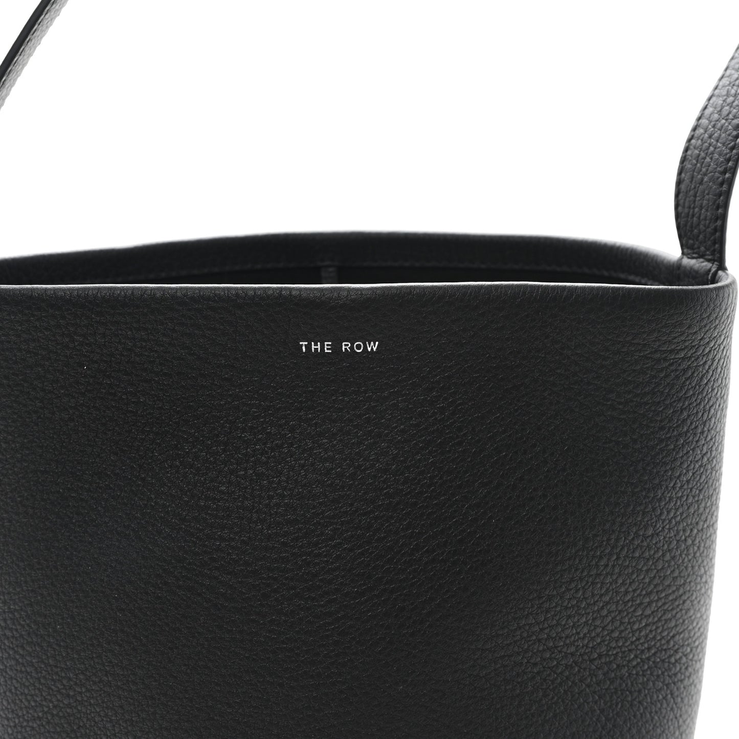 Grained Calfskin Small N/S Park Tote Black