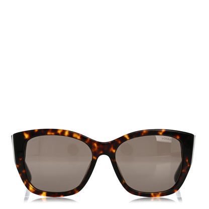Chanel Acetate Polarized Butterfly Signature CC Sunglasses 5429-A Black 2 of 8