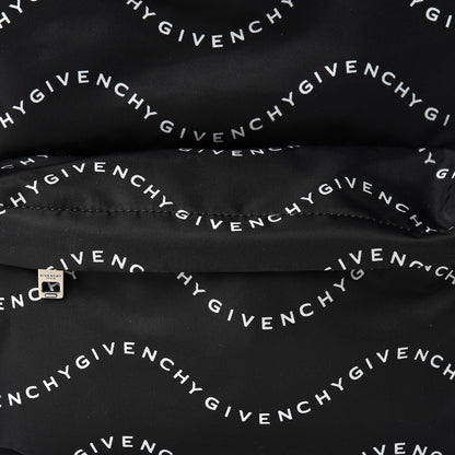Givenchy Nylon Waves Print Urban Backpack Black White 11 of 11