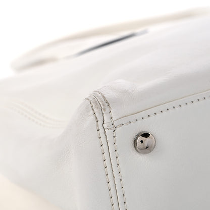 Chanel Lambskin Executive Cerf Shopper Tote White 12 of 16