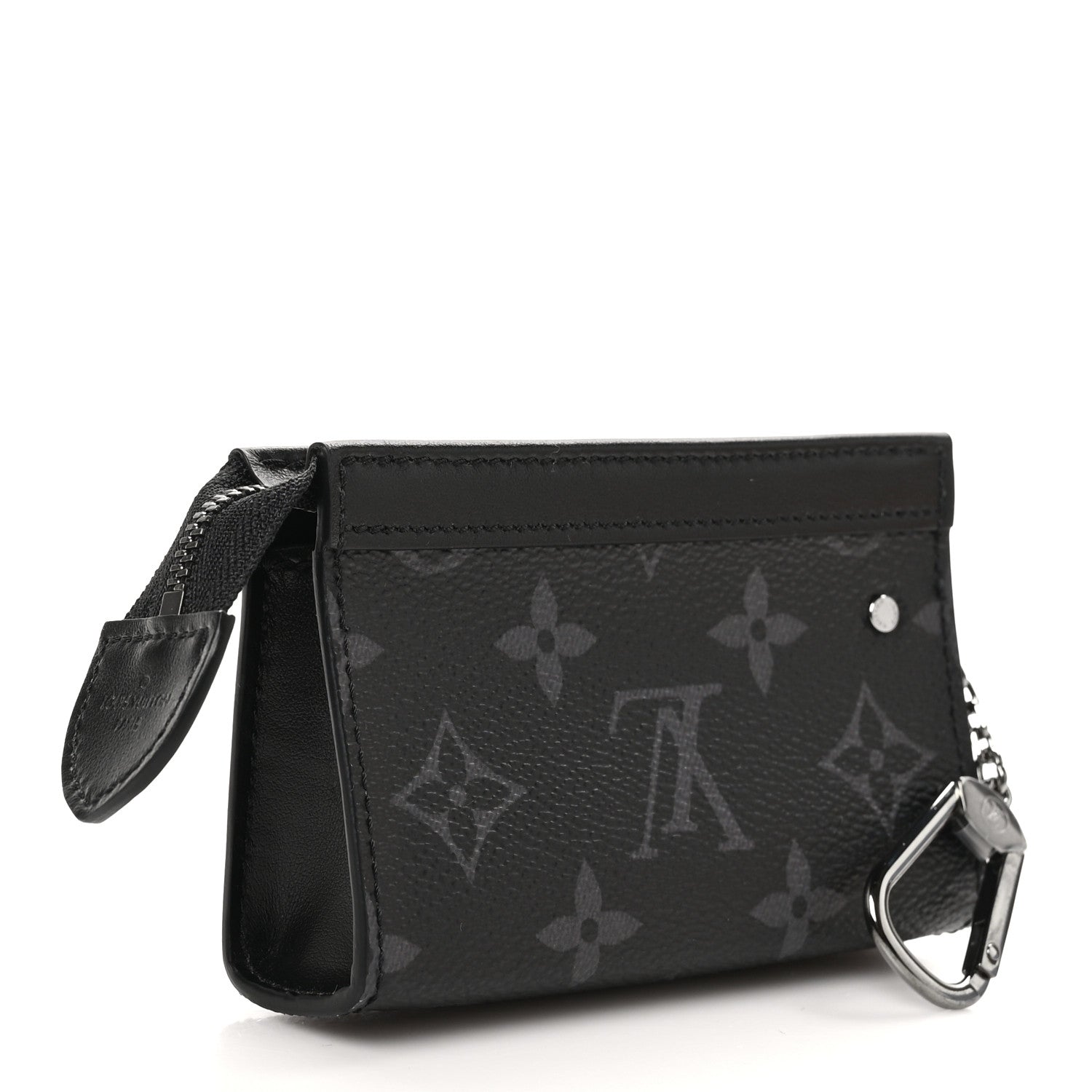 Louis Vuitton Monogram Eclipse Key Pouch Voyage 3 of 9