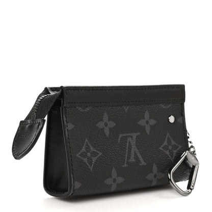 Louis Vuitton Monogram Eclipse Key Pouch Voyage 3 of 9