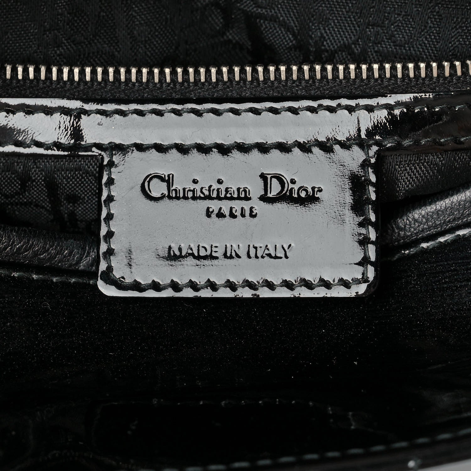 Christian Dior Patent Cannage Large Lady Dior Black 5 of 11