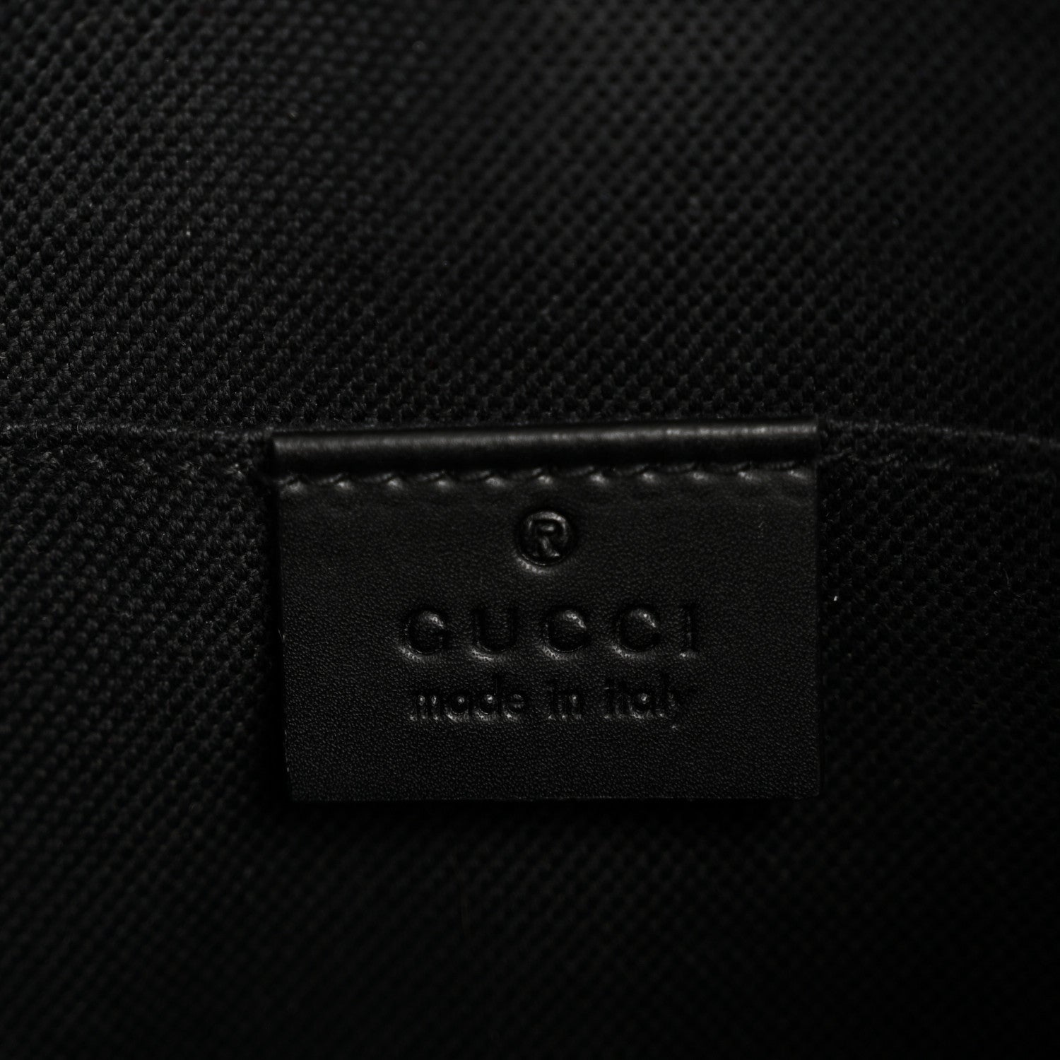 Gucci GG Supreme Monogram Web Small Flat Messenger Bag Black Grey 6 of 13