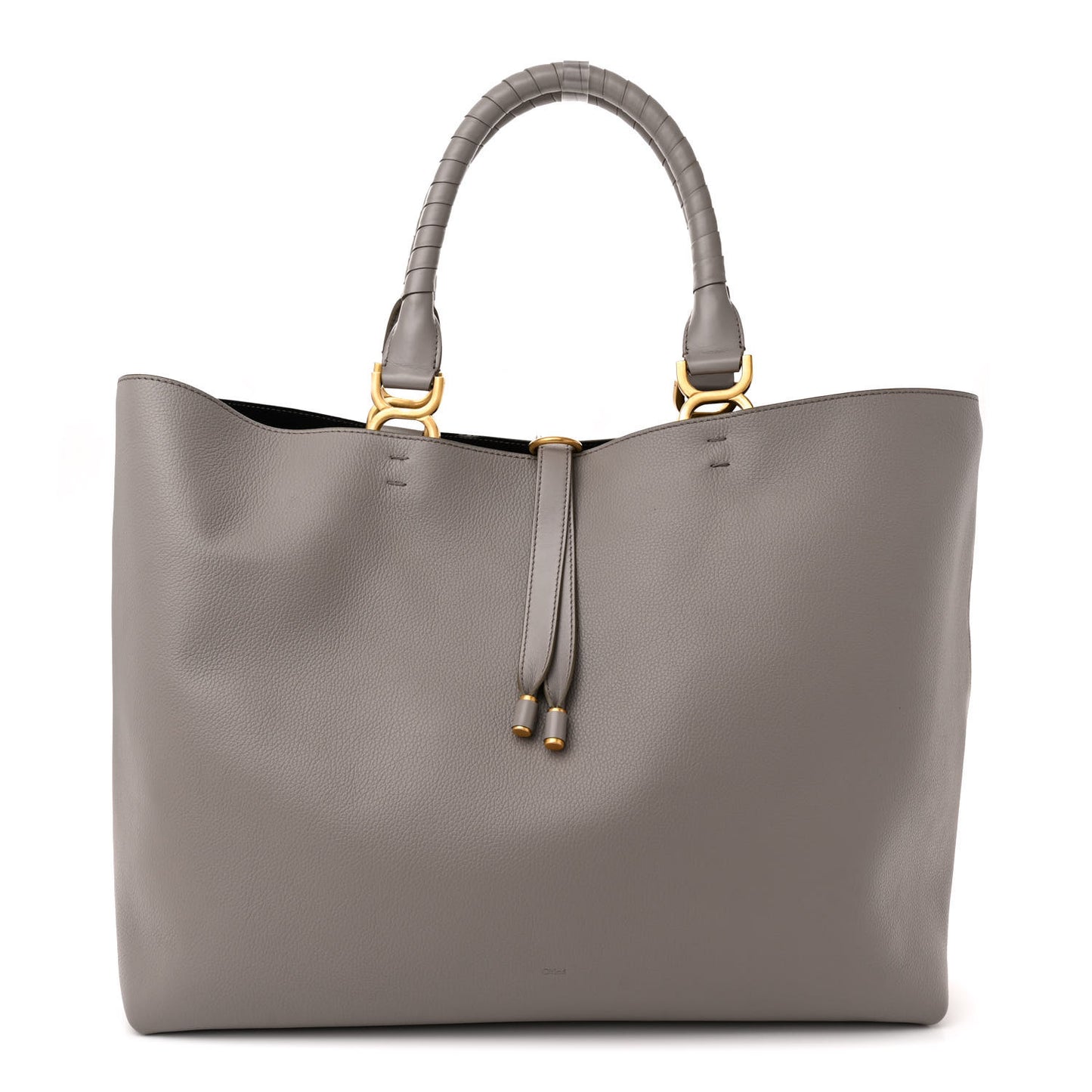 Calfskin Large Marcie Tote Cashmere Grey