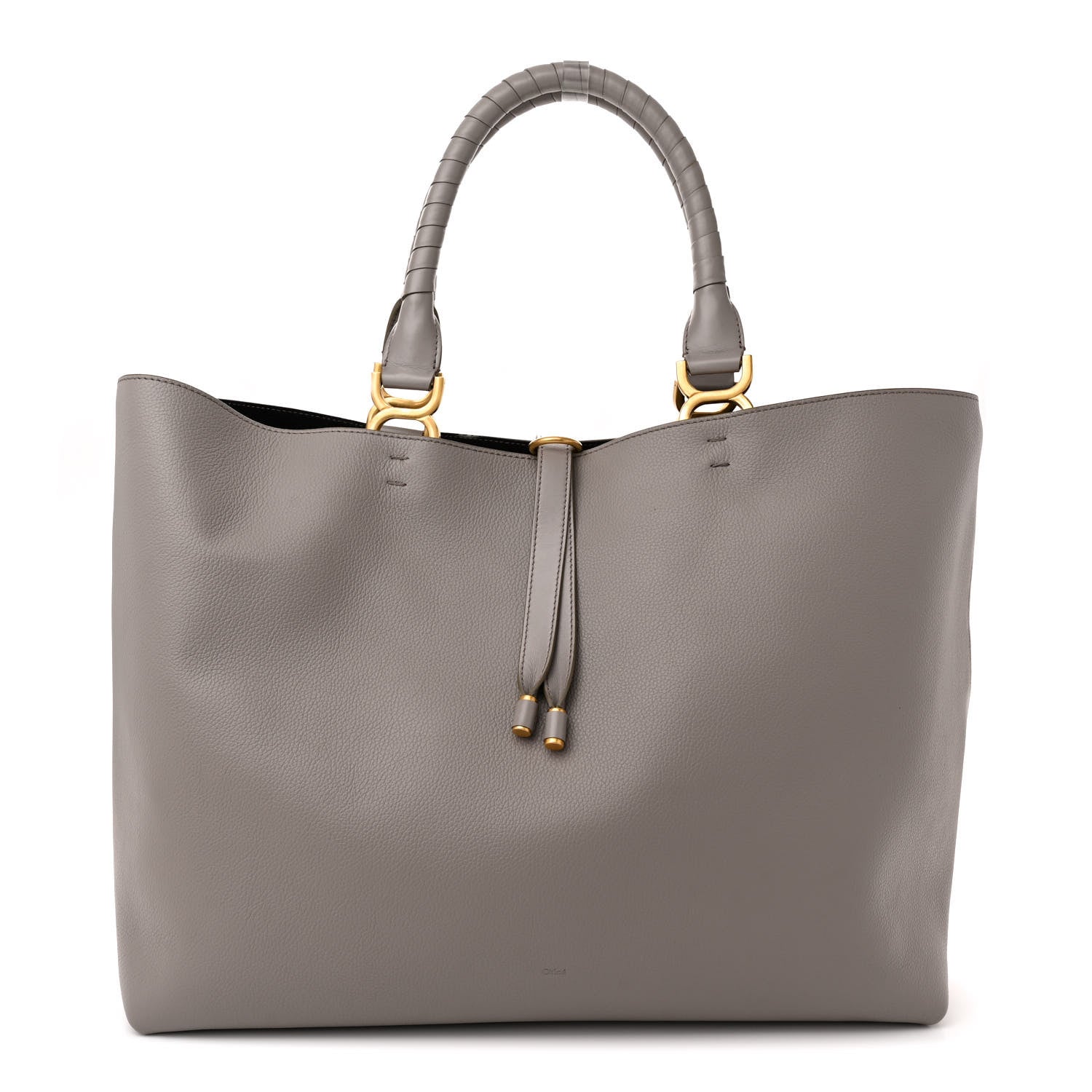 Chloe Calfskin Large Marcie Tote Cashmere Grey 1 of 13