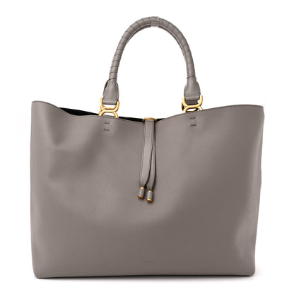 Chloe Calfskin Large Marcie Tote Cashmere Grey 1 of 13