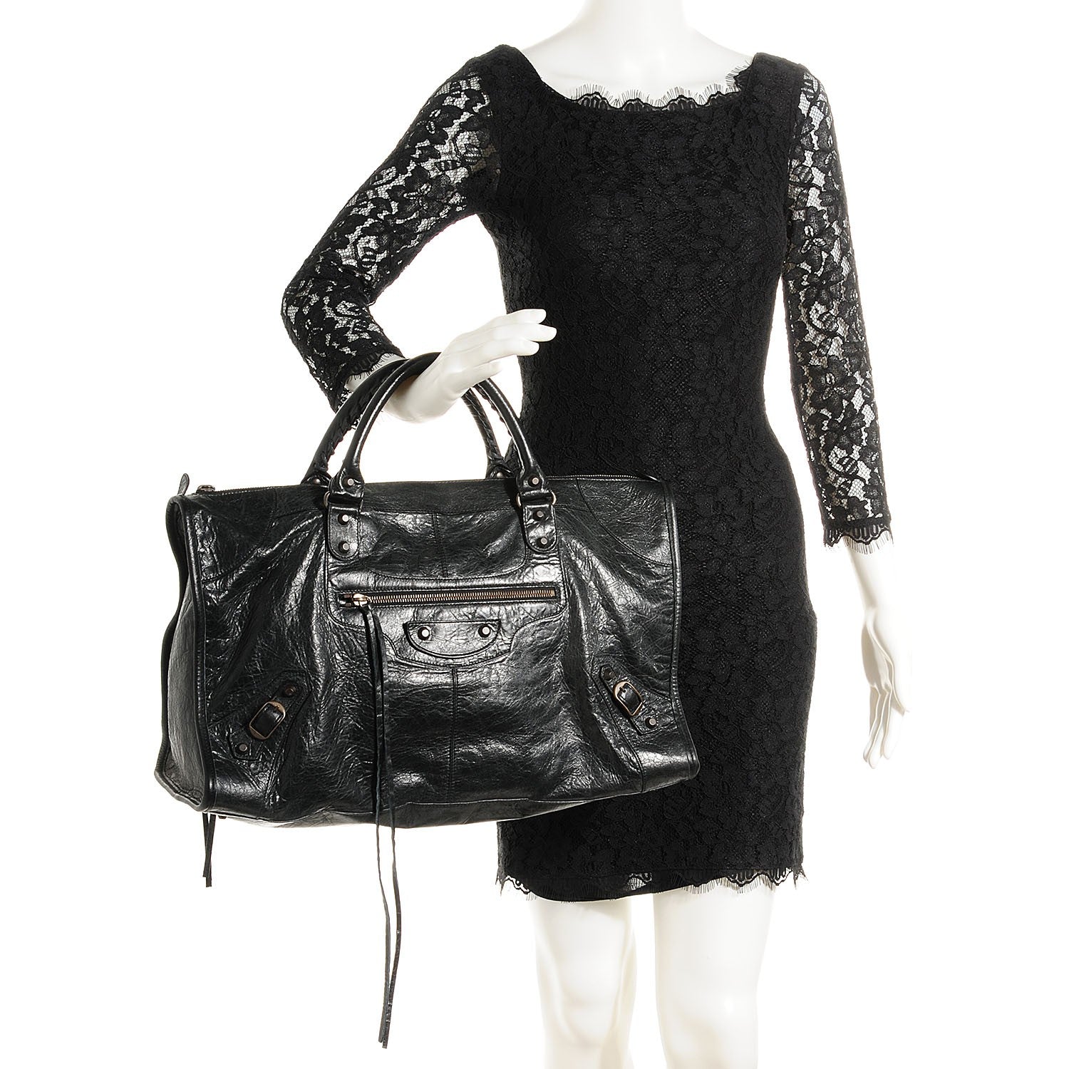 Balenciaga Chevre Classic Hardware Work Black 2 of 11