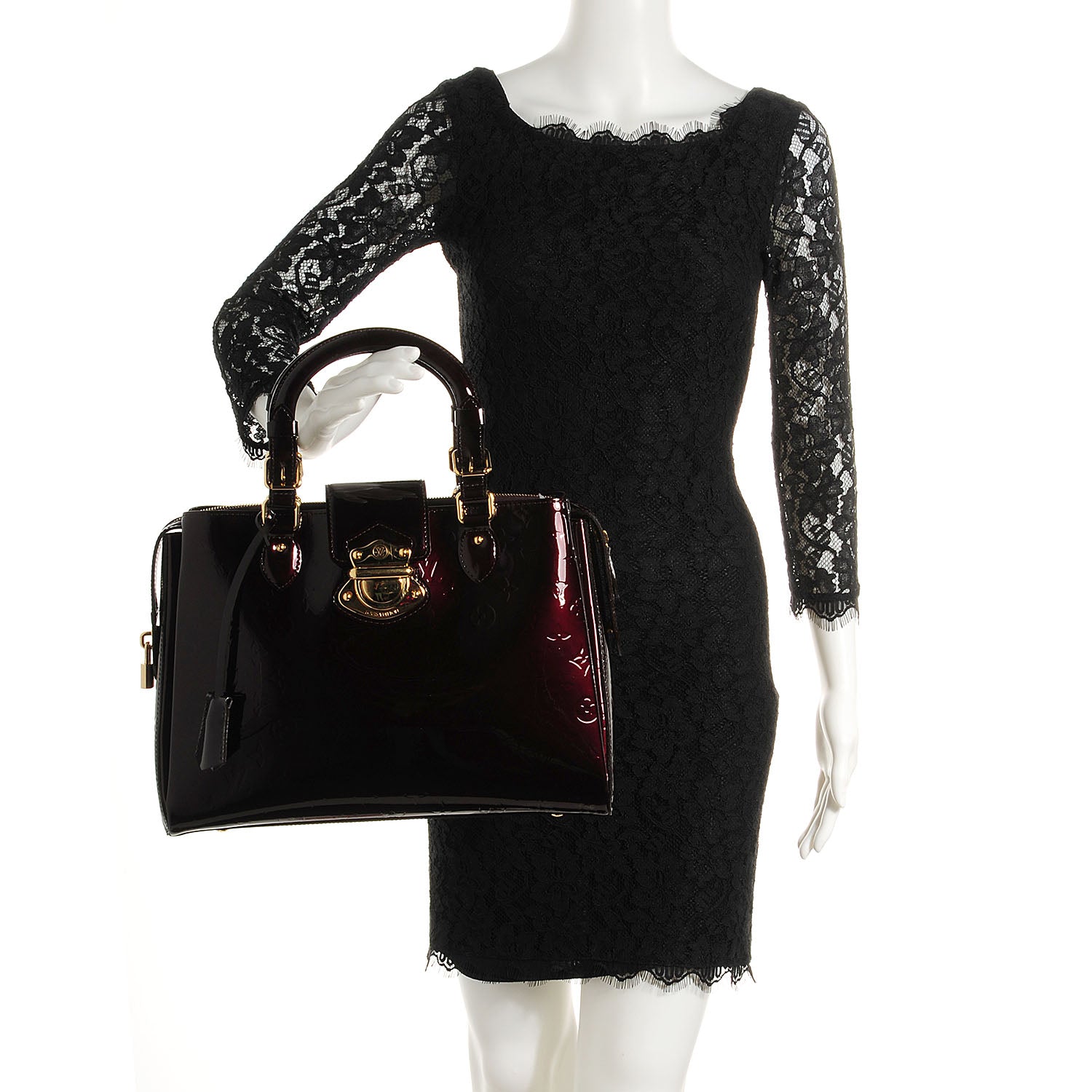 Louis Vuitton Vernis Melrose Avenue Amarante 2 of 7