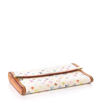 Louis Vuitton Monogram Multicolor Porte Tresor International Wallet White 4 of 12