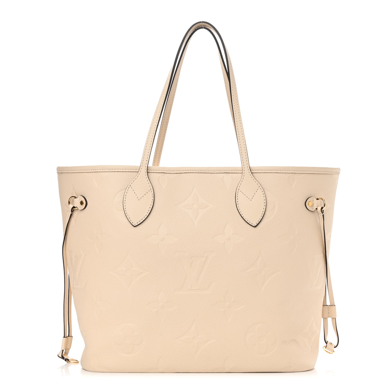 Louis Vuitton Empreinte Monogram Giant Neverfull MM Cream 3 of 14