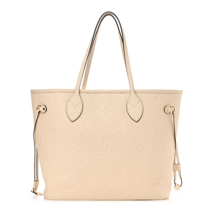 Louis Vuitton Empreinte Monogram Giant Neverfull MM Cream 3 of 14