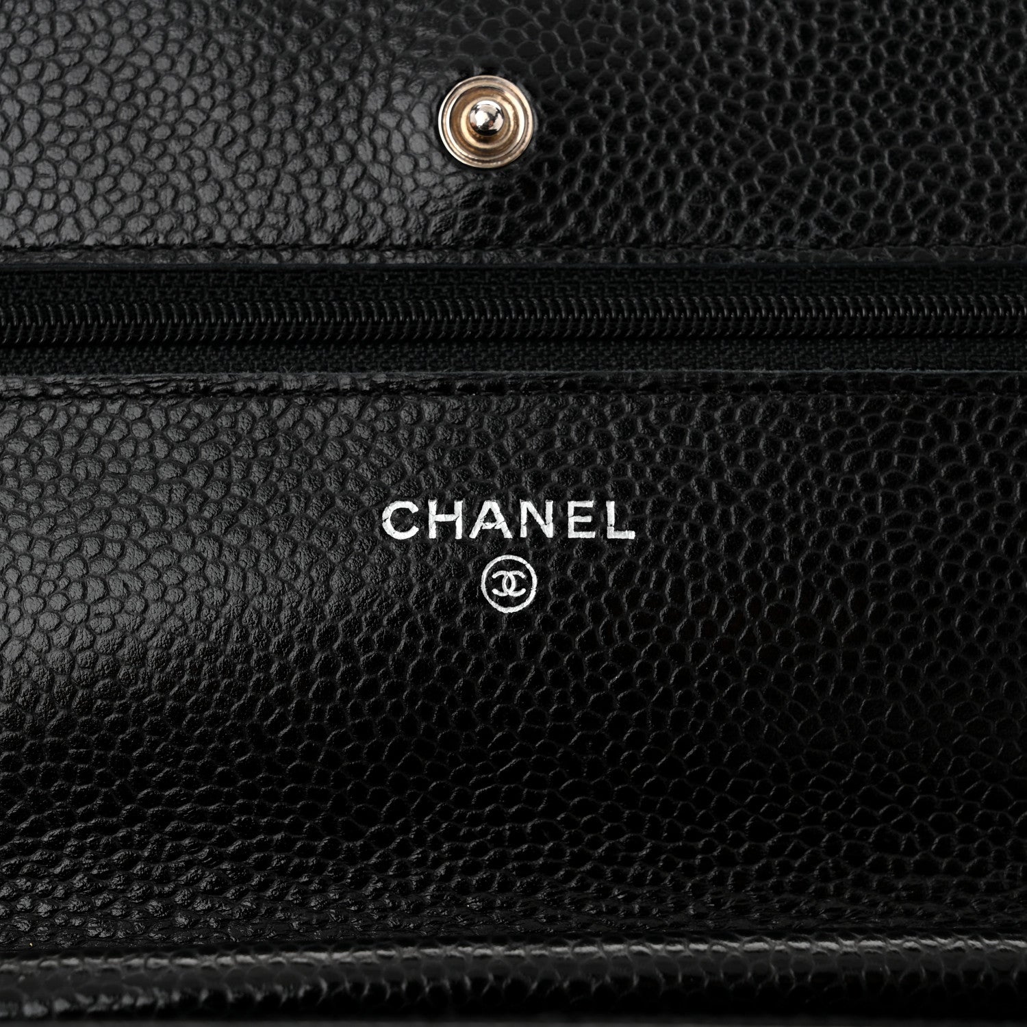 Chanel Caviar Quilted Wallet on Chain WOC Black 6 of 12